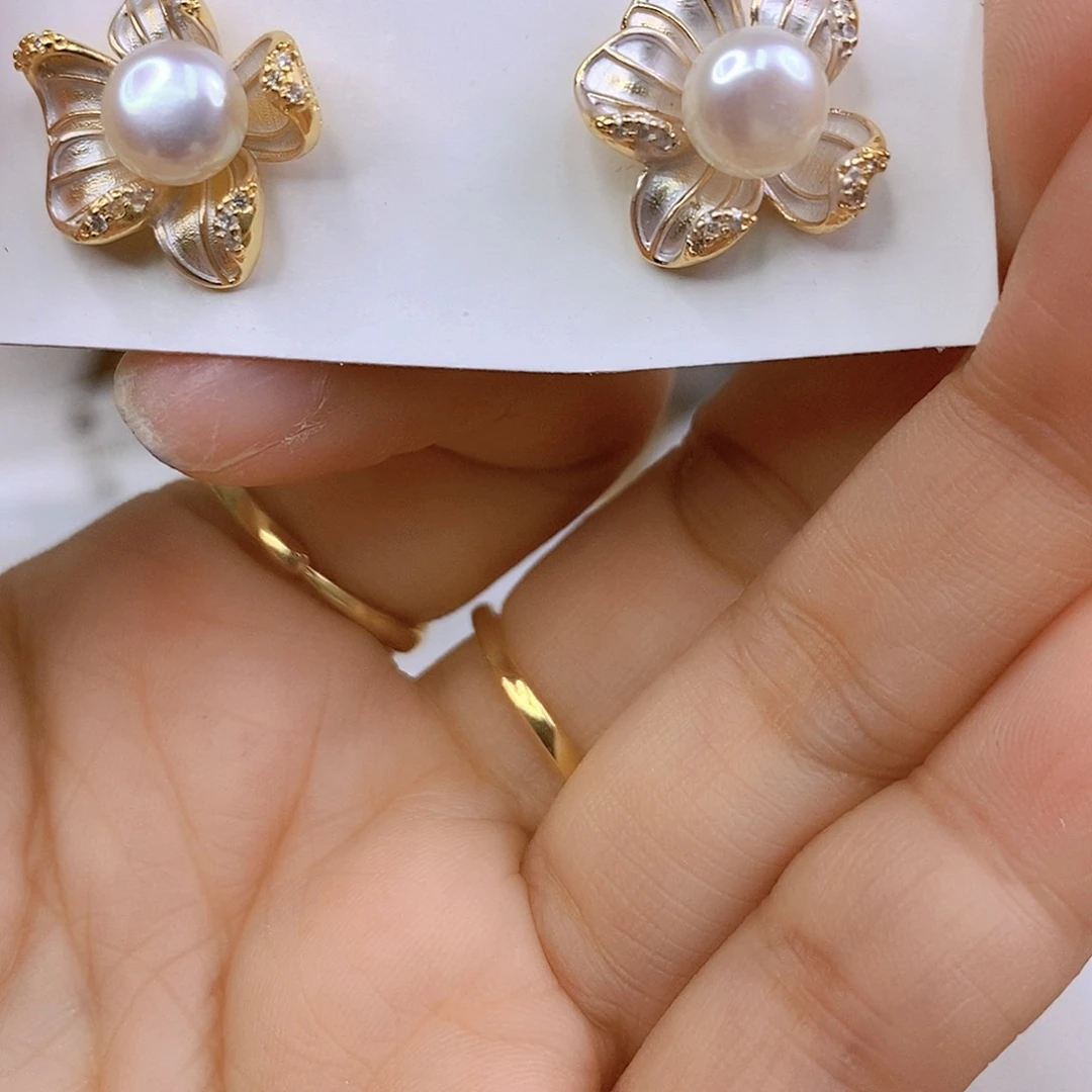 淡水珍珠手绳合金