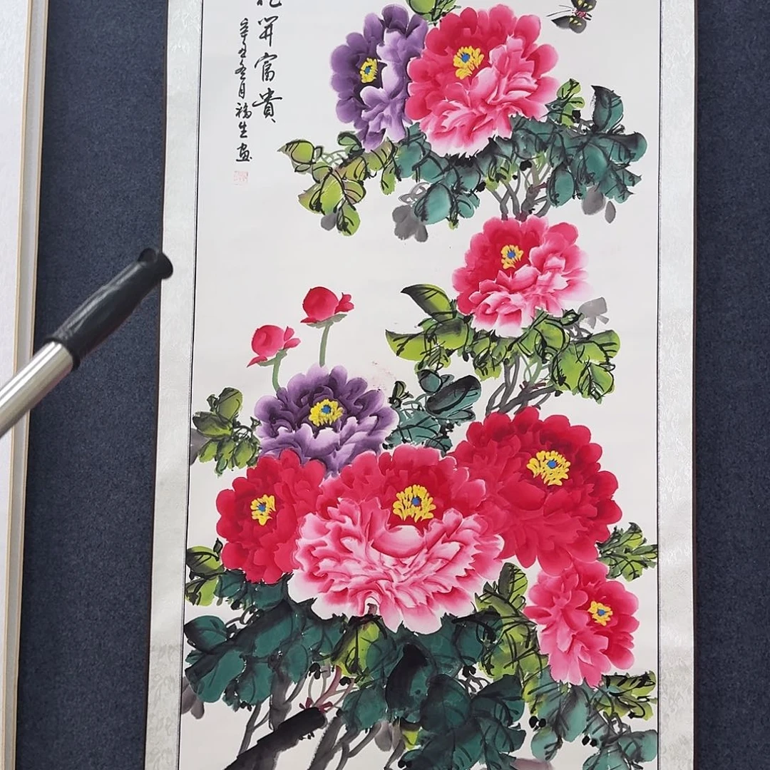 纯手绘国画作品好看