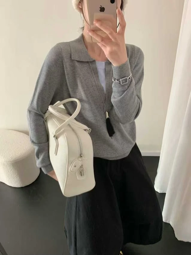 【大仙家】B100 十三行秋款韩式上衣舒适时尚百搭女士秋季