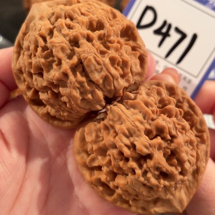 把件文玩核桃D471官帽50