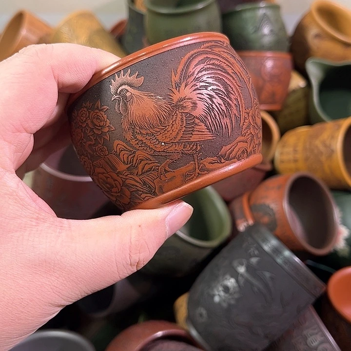 茶杯紫砂全手工紫砂主人杯