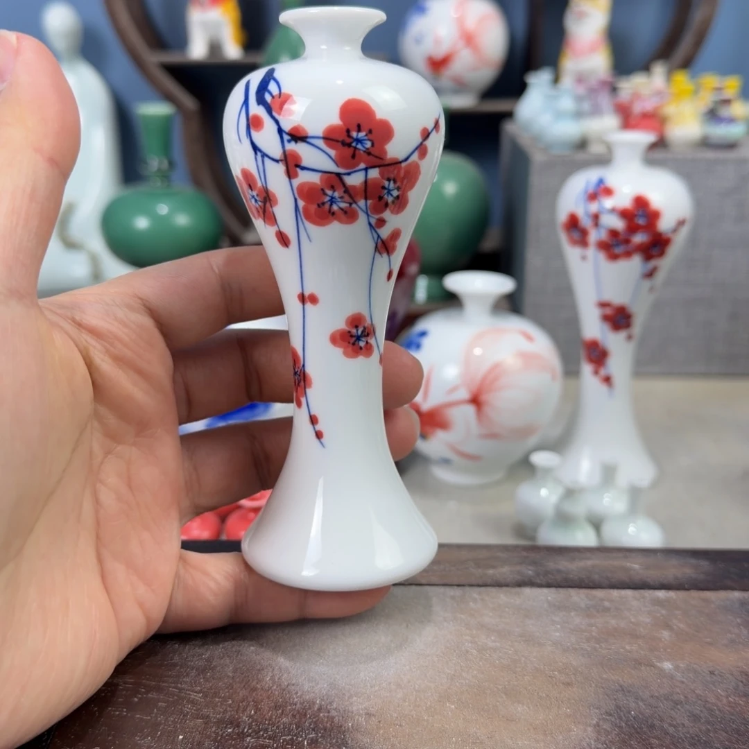 陶瓷手工小花器摆件