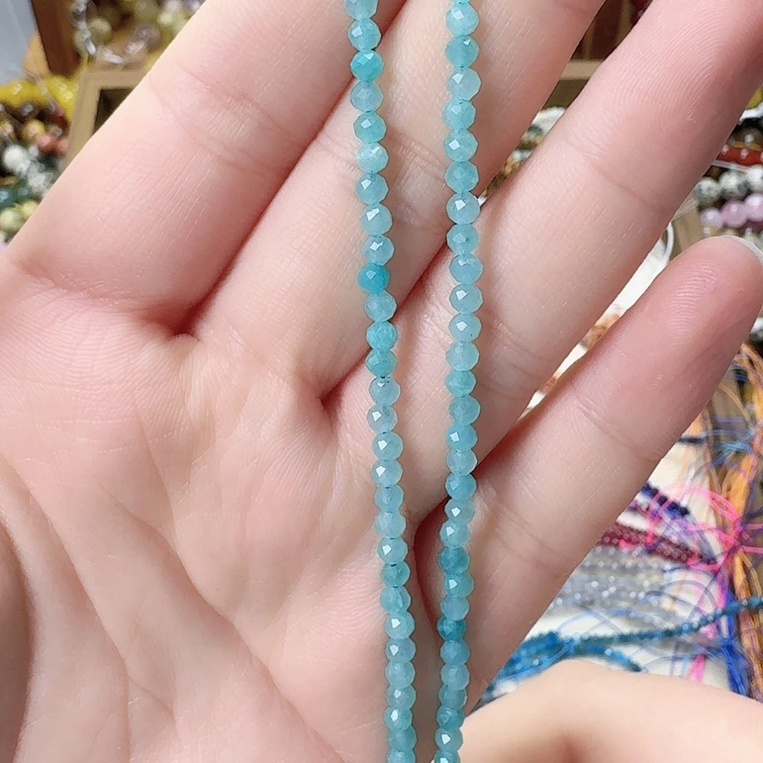 未镶嵌玛瑙/玉髓珠宝半成品卡3天河石一条