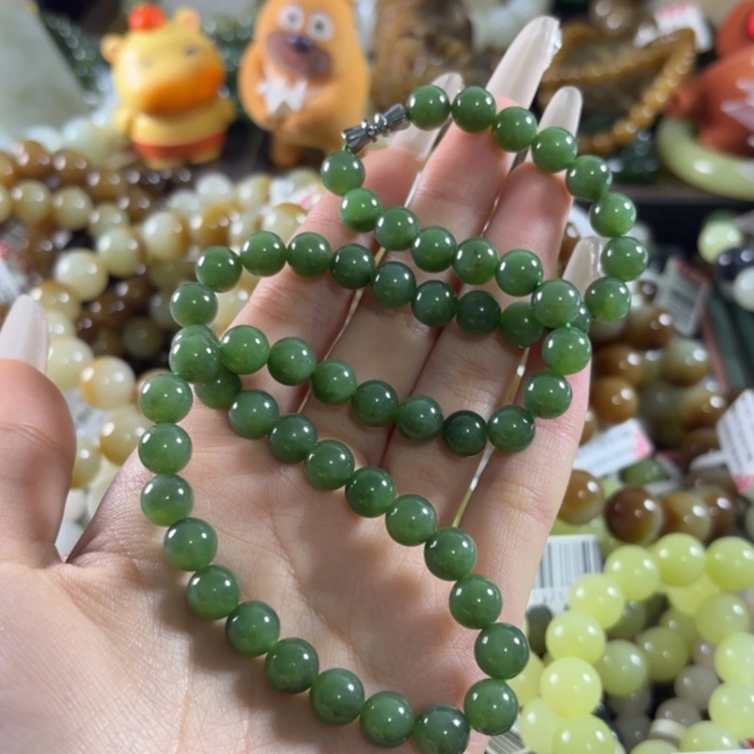 和田玉未镶嵌手链10