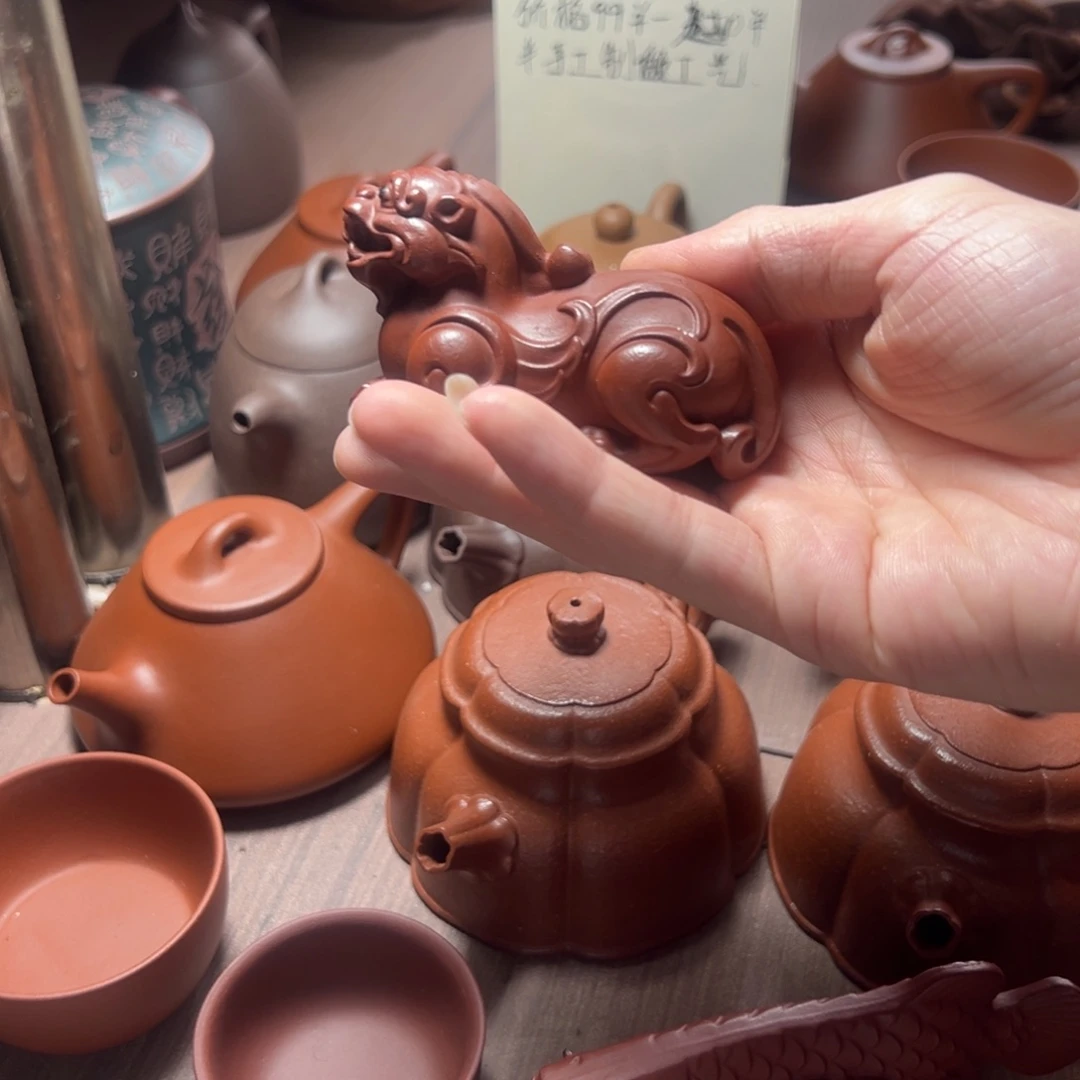 朱泥茶壶向上哥的