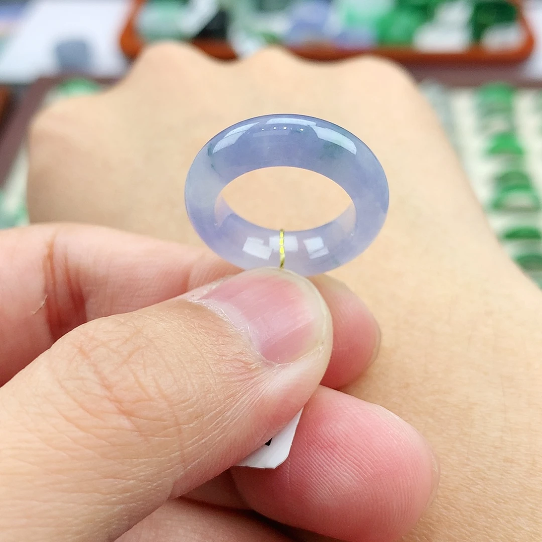 翡翠未镶嵌戒指7号