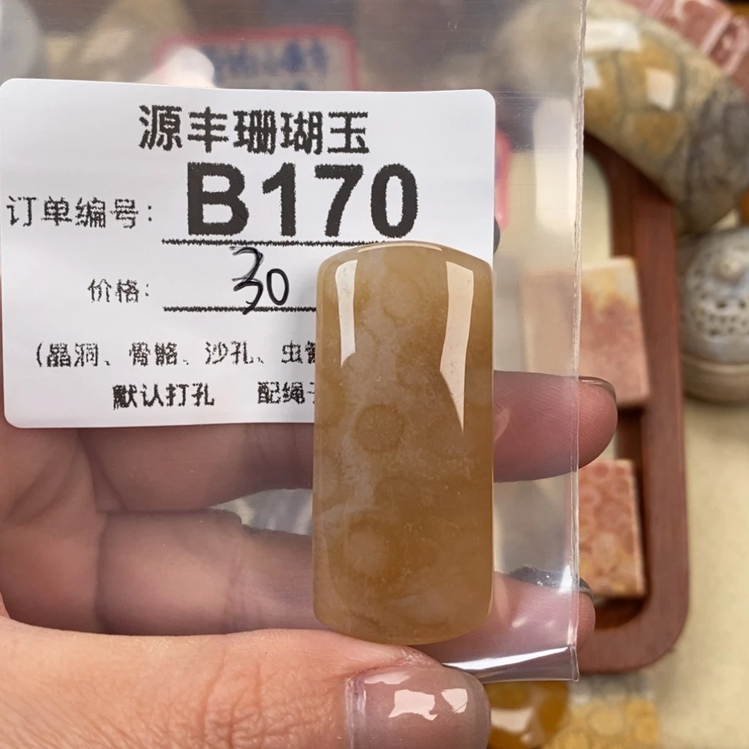 硅化玉颈饰未镶嵌～****~