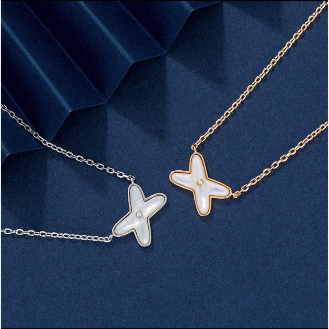 《光辉店》围巾 X气质时尚百搭小蛮腰轻奢镶嵌简约经典围巾S05白色