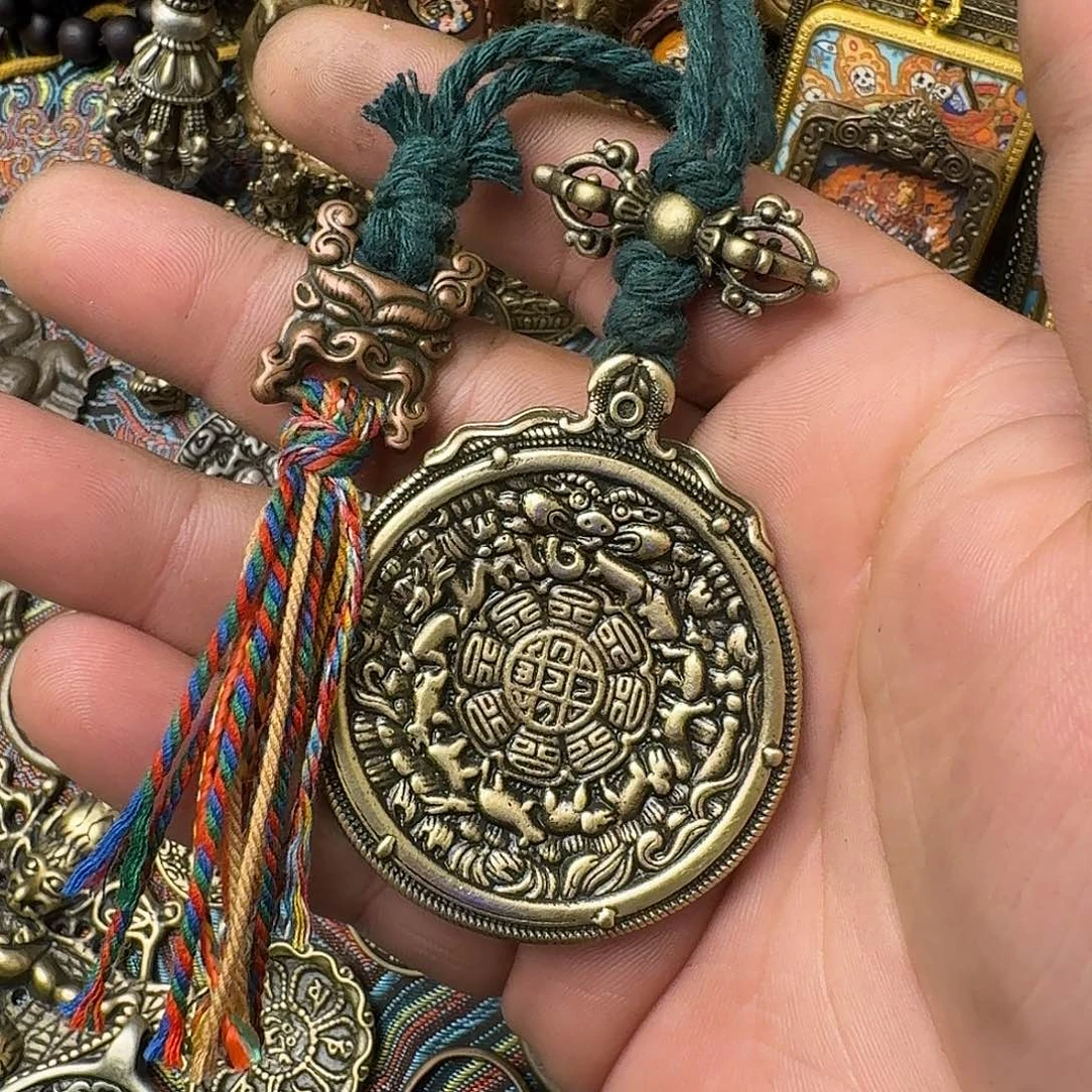 拉***店藏式风格九宫八卦牌