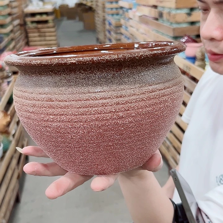 有孔.凑单10元陶瓷花盆发货！