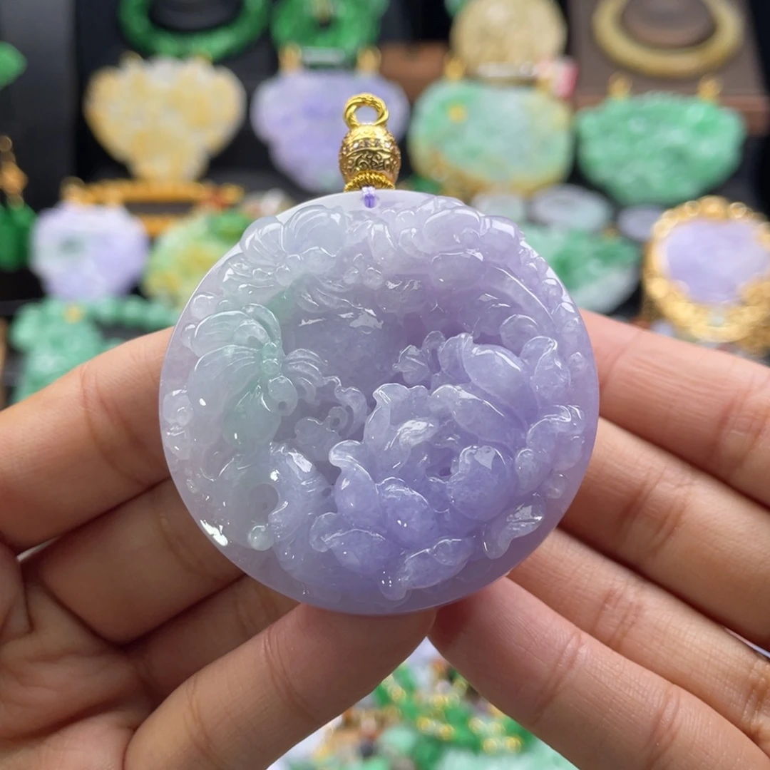 翡翠未镶嵌颈饰代编织