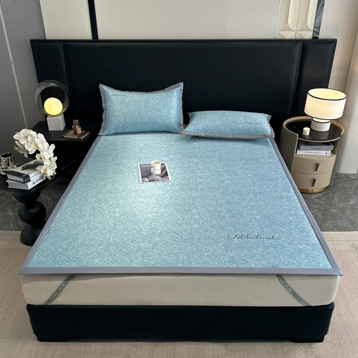 2025新款cool凉感肌理纹冰丝抗菌席子凉席