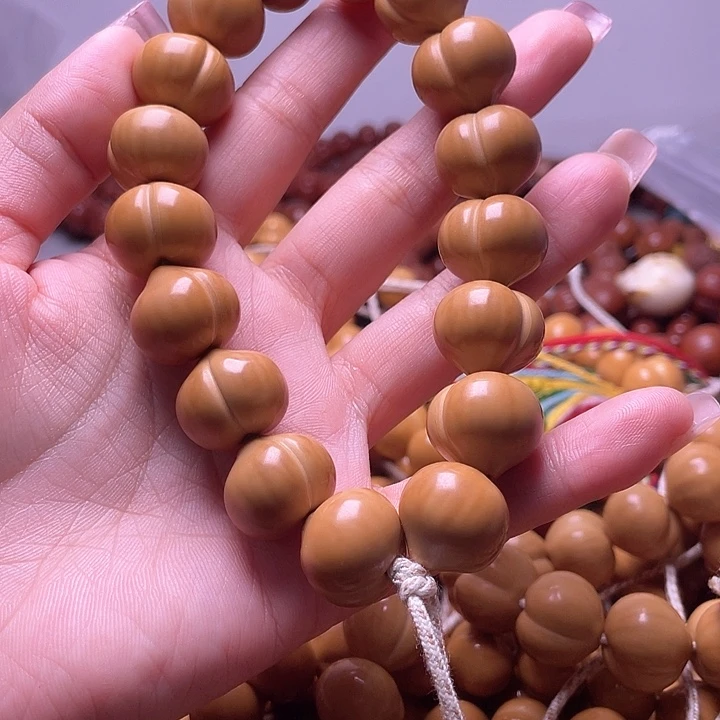 手串猴头核桃知*记17尺寸镜面柯基屁桃手持全品无暇