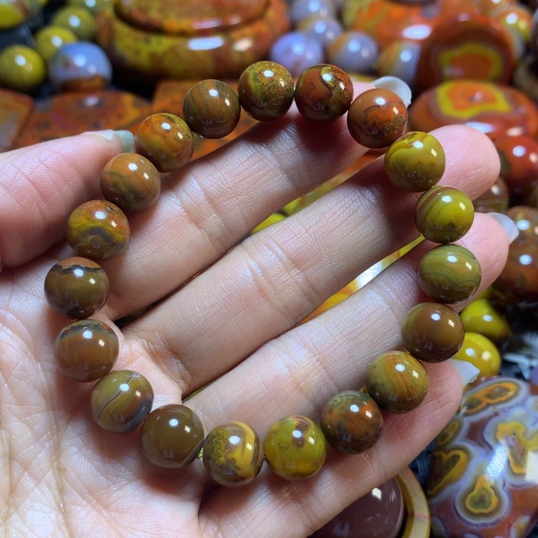 玛瑙/玉髓战国红手串未镶嵌