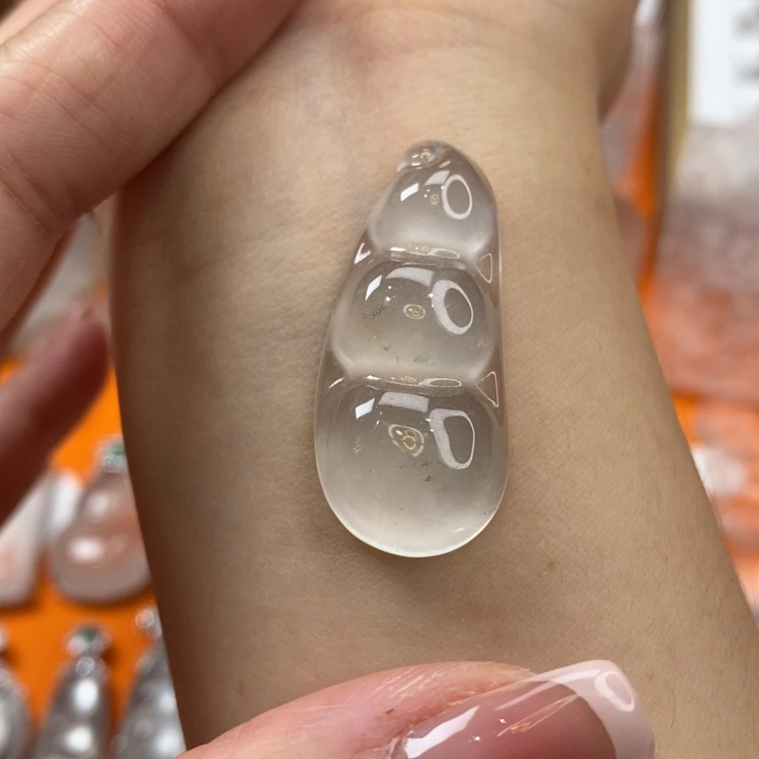 石英质玉未镶嵌吊坠(不含链)