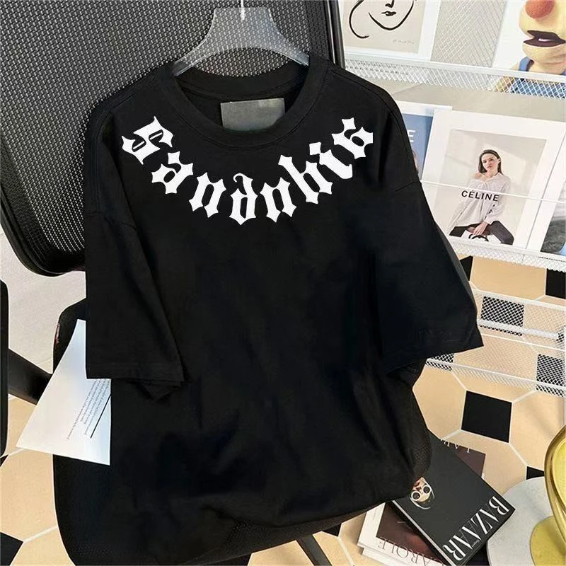 夏季时尚高端潮流百搭短袖4