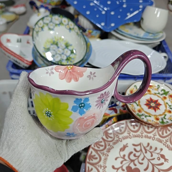 欧式陶瓷餐具杯碗盘微瑕介意慎拍