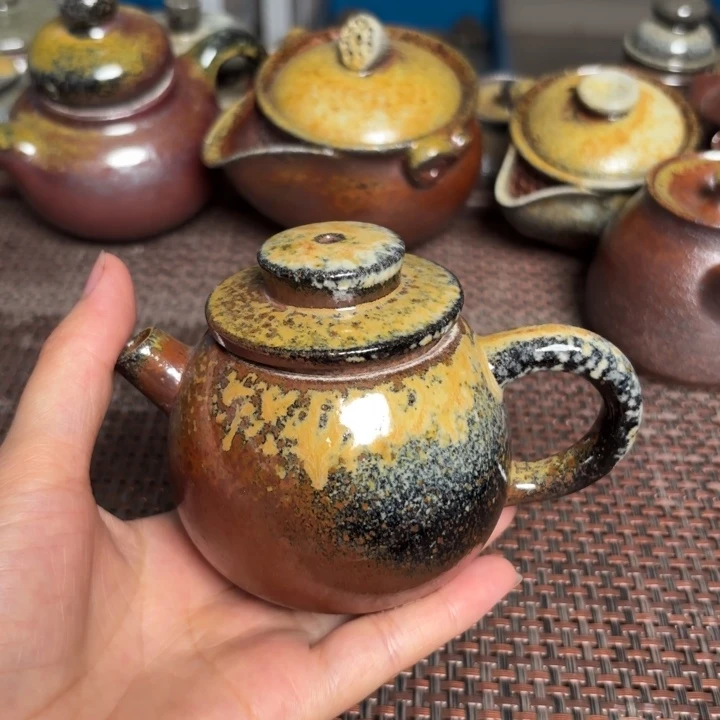 茶杯紫砂小巨轮壶