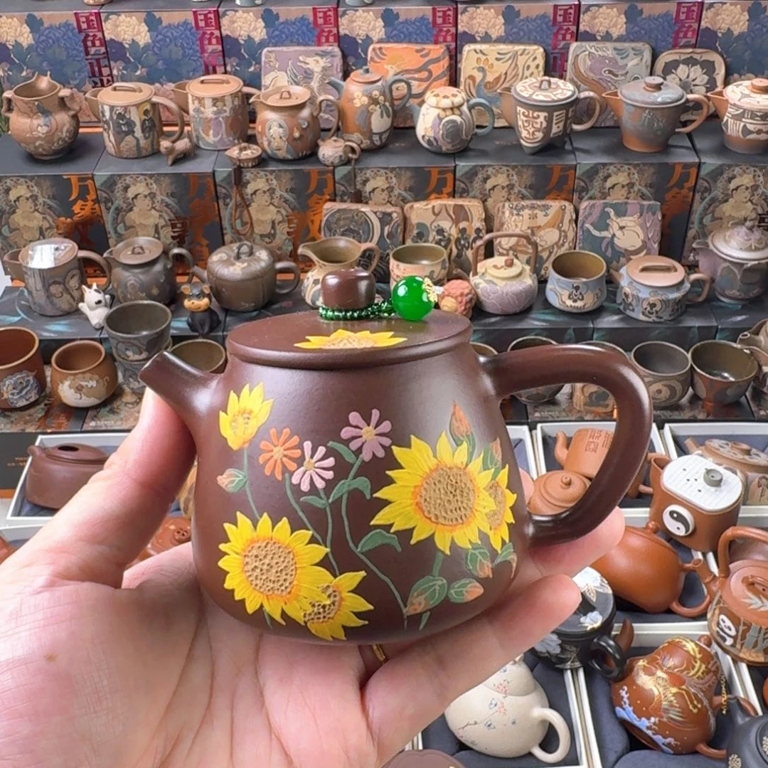 茶壶紫砂200cc原矿精工半手