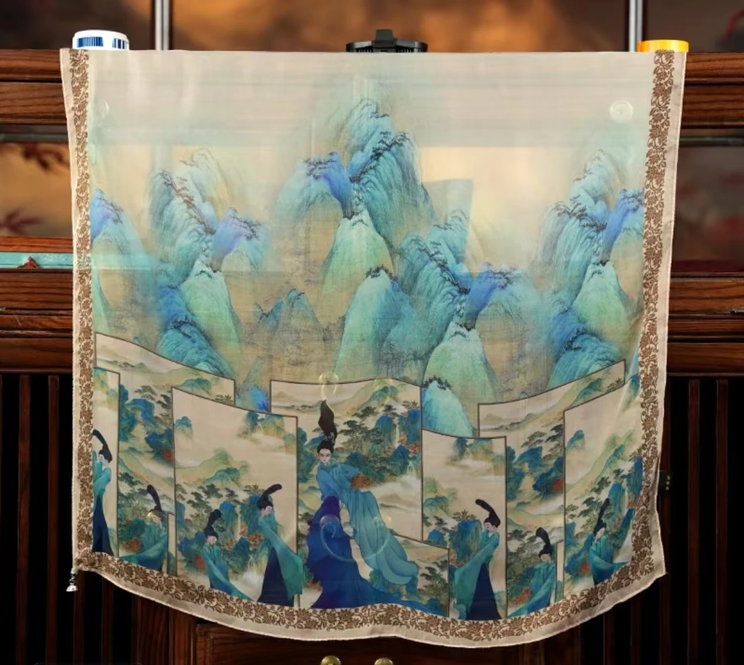 J003 香云手工剪花 新款时尚 70*180 香云手工剪花丝巾围巾披肩