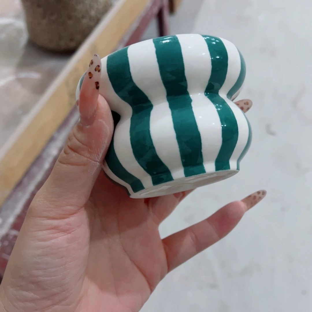 有孔，陶瓷花盆满10米包邮发货