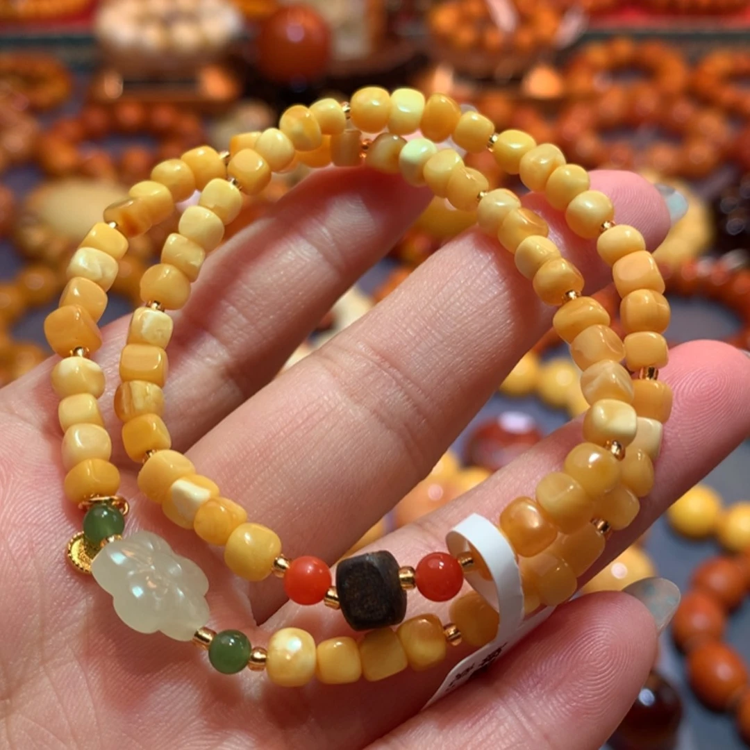 【闪购商品】未镶嵌蜜蜡手链蜜蜡手链