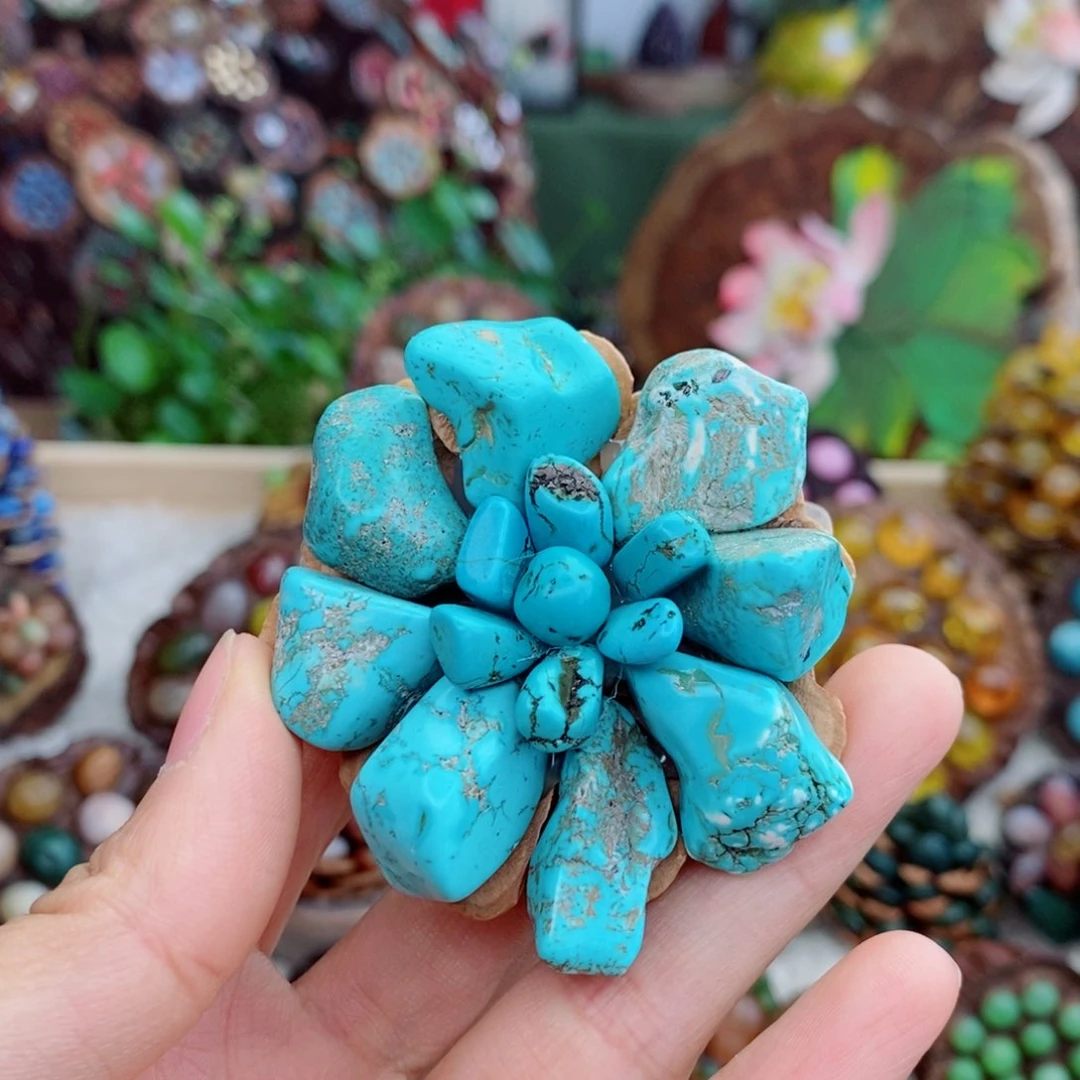木石院子的莲蓬摆件8