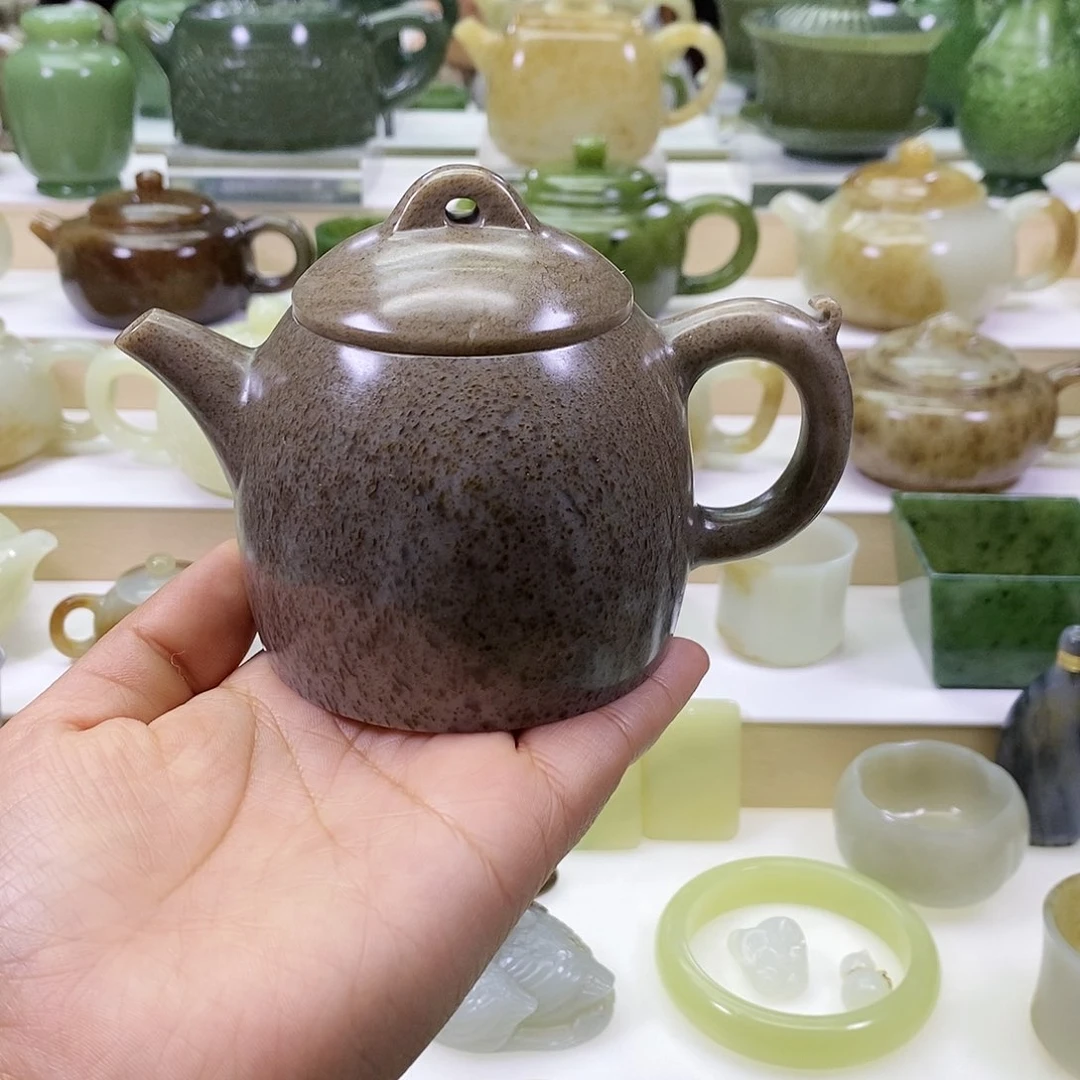 和田玉茶壶未镶嵌5*