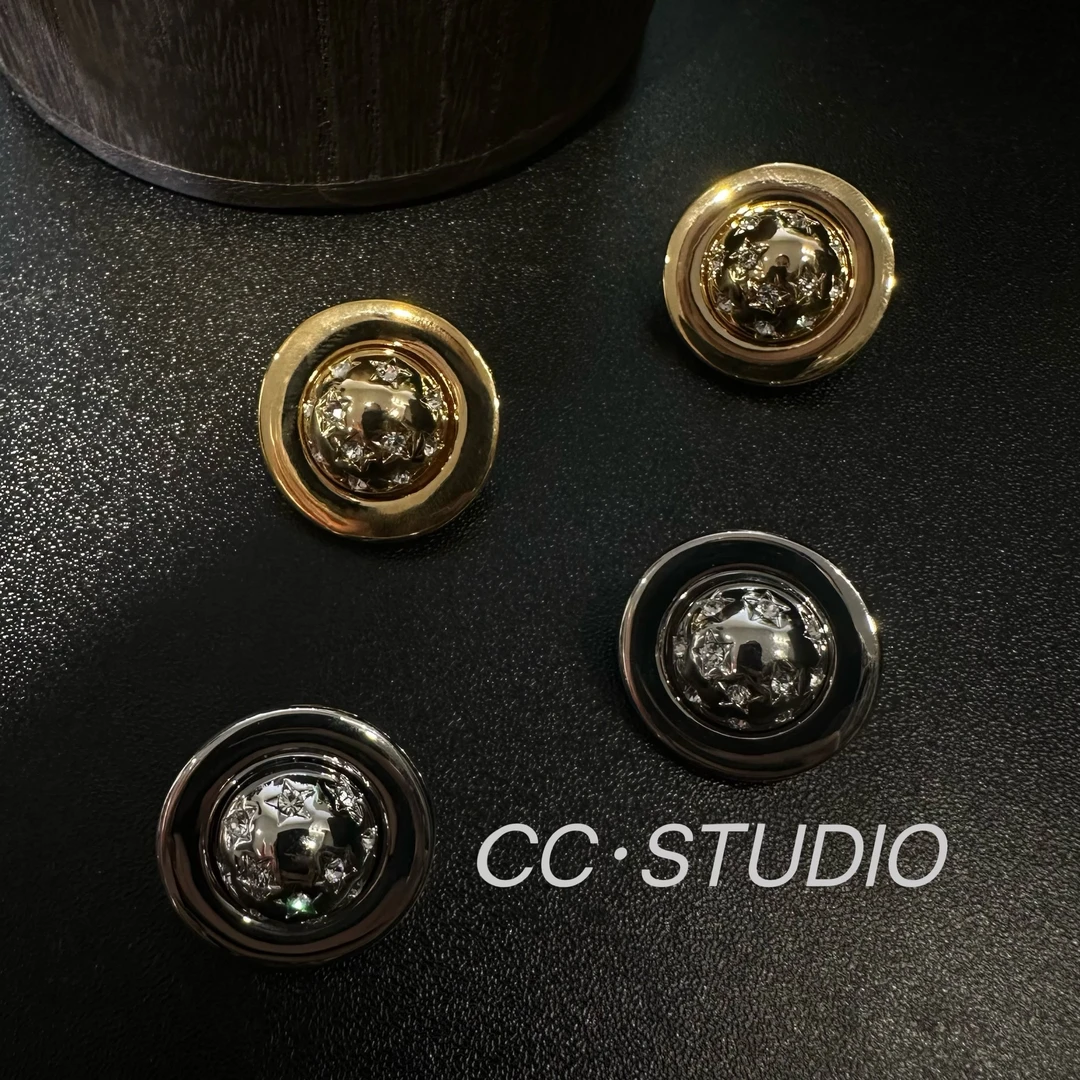 铜合金耳饰 时尚轻奢小众星星耳钉（个性大气）