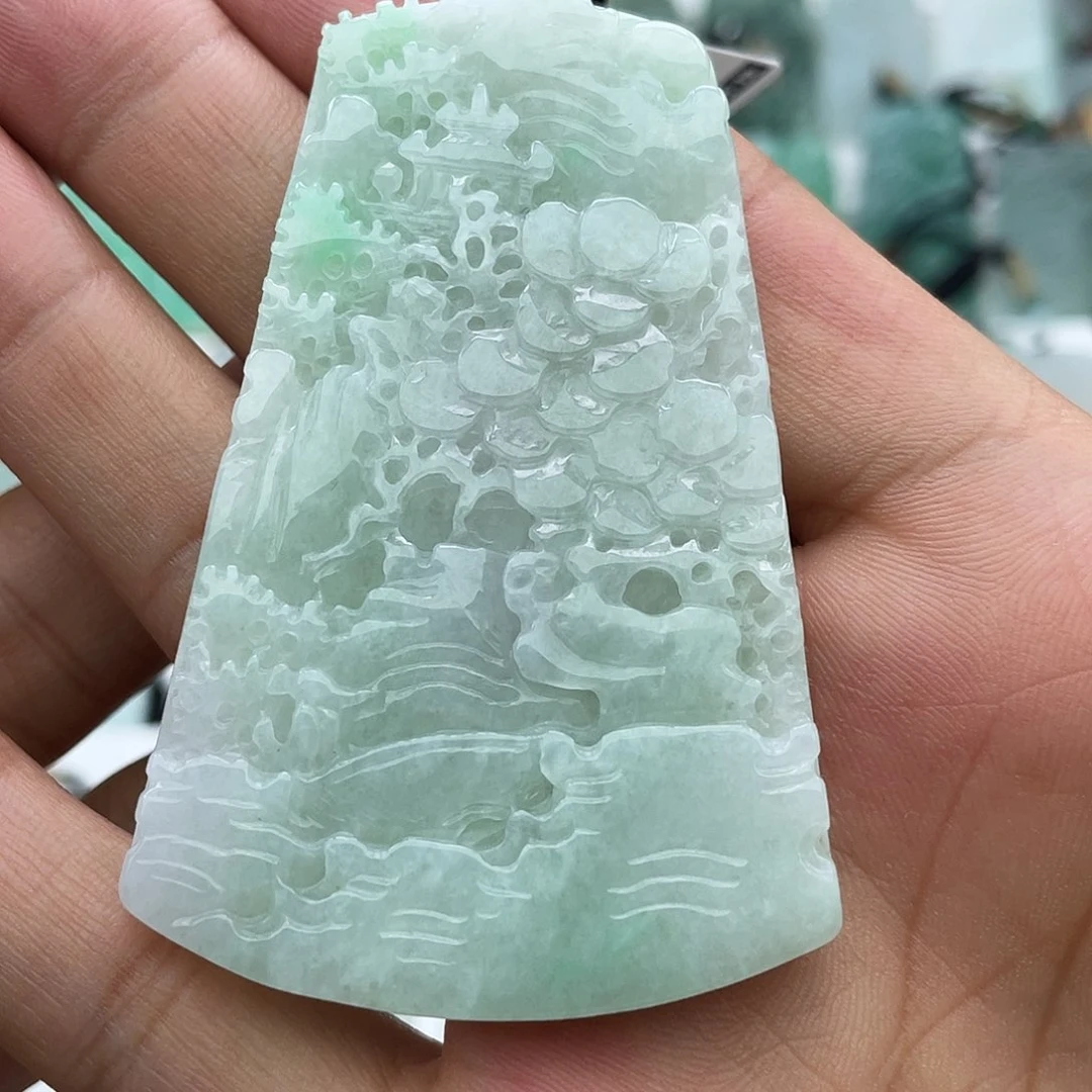 颈饰未镶嵌翡翠翡翠