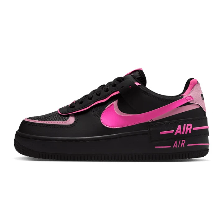 NIKE/耐克女鞋黑粉色AF1空军一号运动鞋休闲鞋板鞋CI0919006