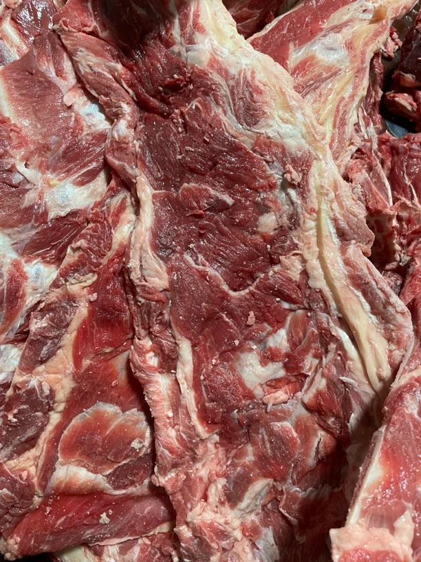 清真牛上脑边骨带板筋