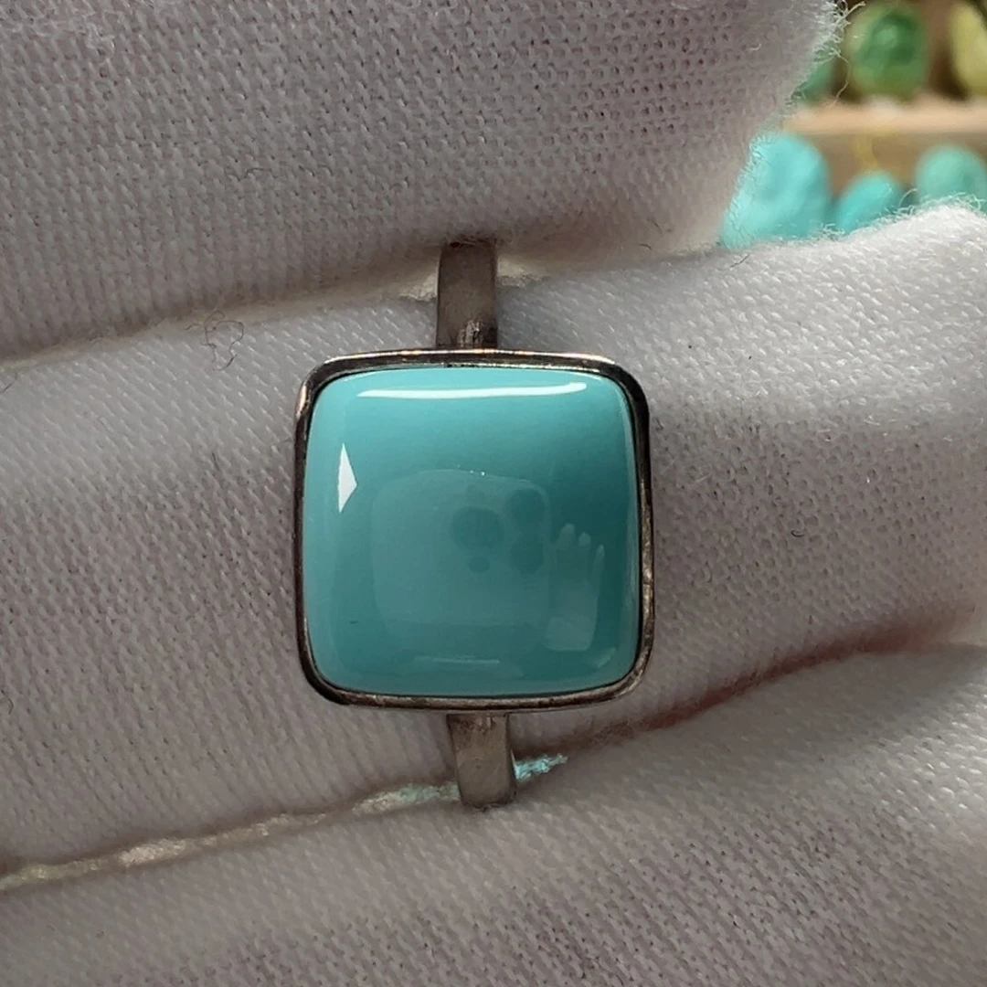 银S925镶嵌绿松石配饰