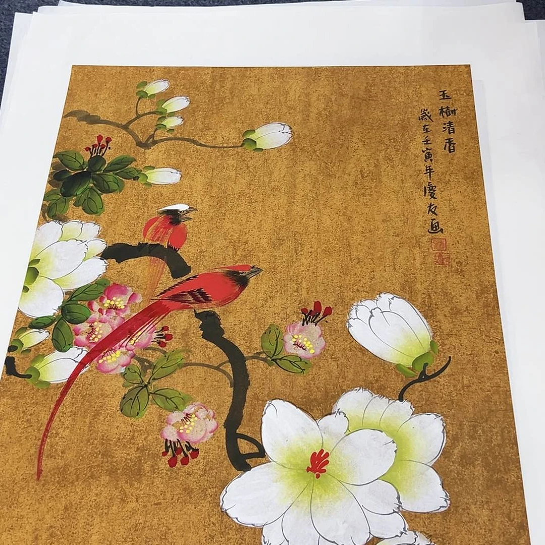 国画事事顺心如意万事如意万事如意