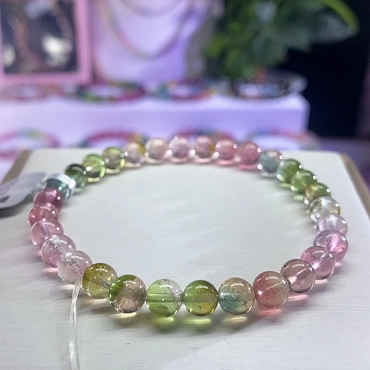 碧玺手链未镶嵌西瓜