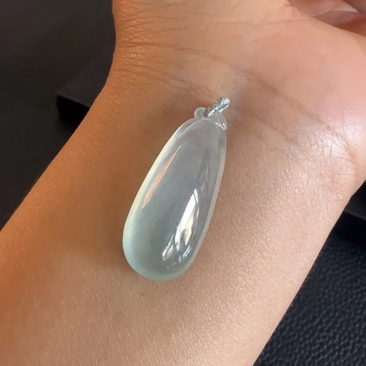 翡翠颈饰18K金镶嵌L福瓜