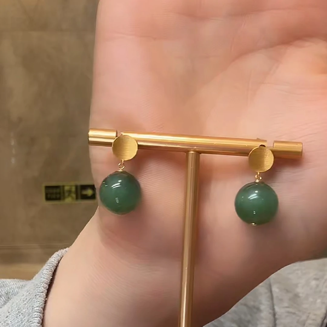 壹屿珠宝    122290  和田玉传世级耳饰