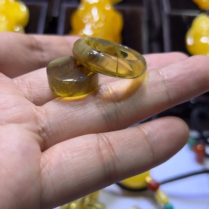 未镶嵌颈饰琥珀琥珀戒指20