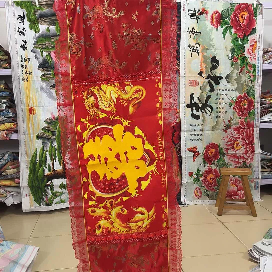 棉十字绣成品出售