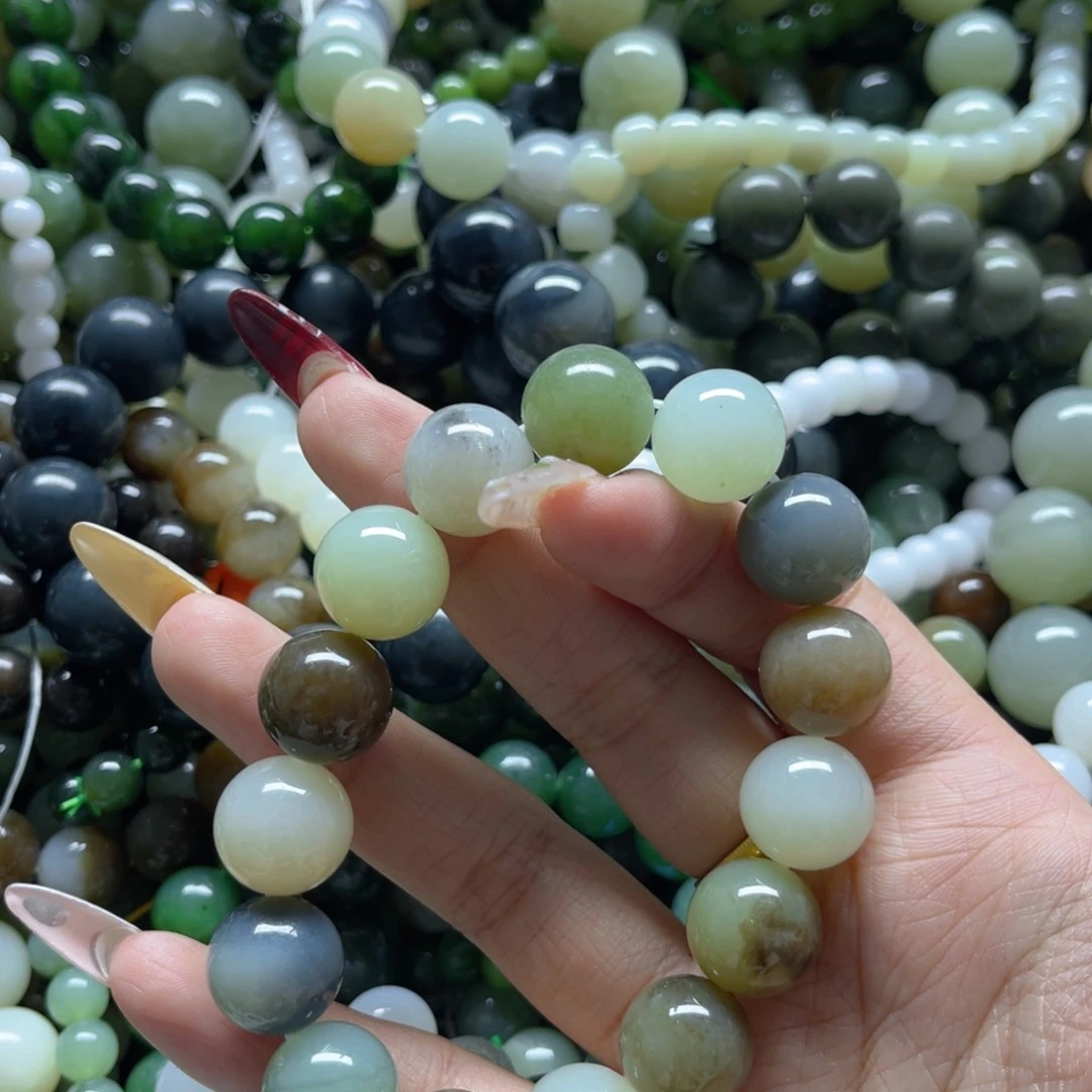 和田玉手链未镶嵌S*.