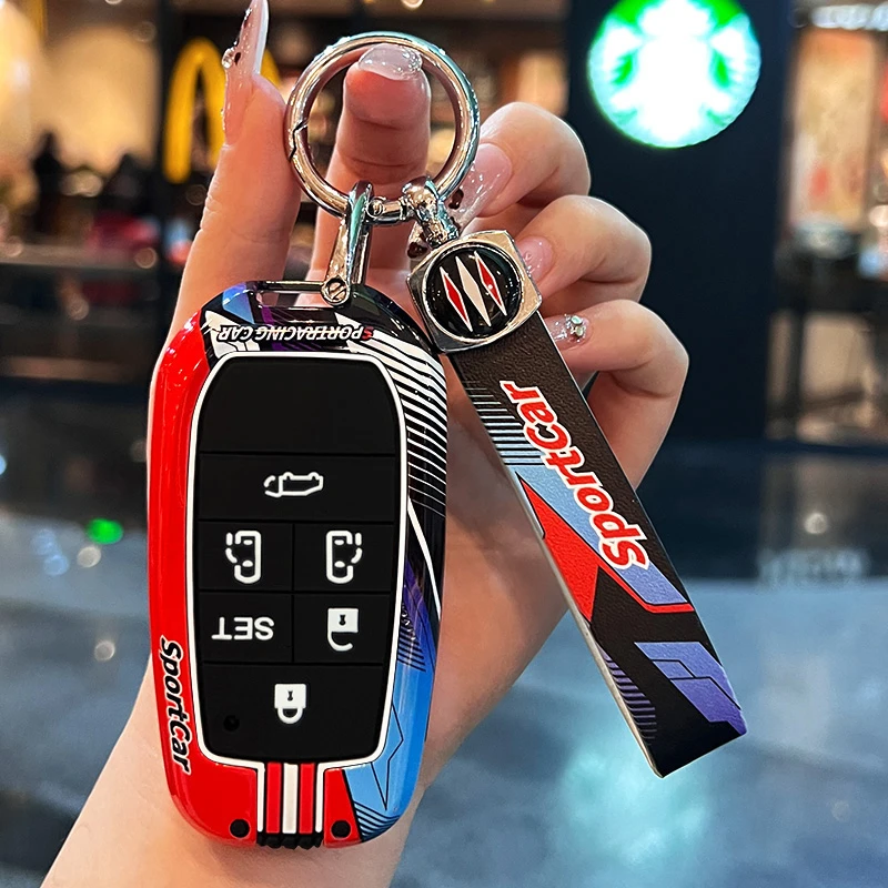 适用于24款丰田塞纳钥匙套格瑞维亚塞那埃尔法威尔法车金属壳包扣