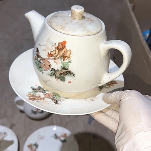 瓷片国营厂库存微瑕多孔