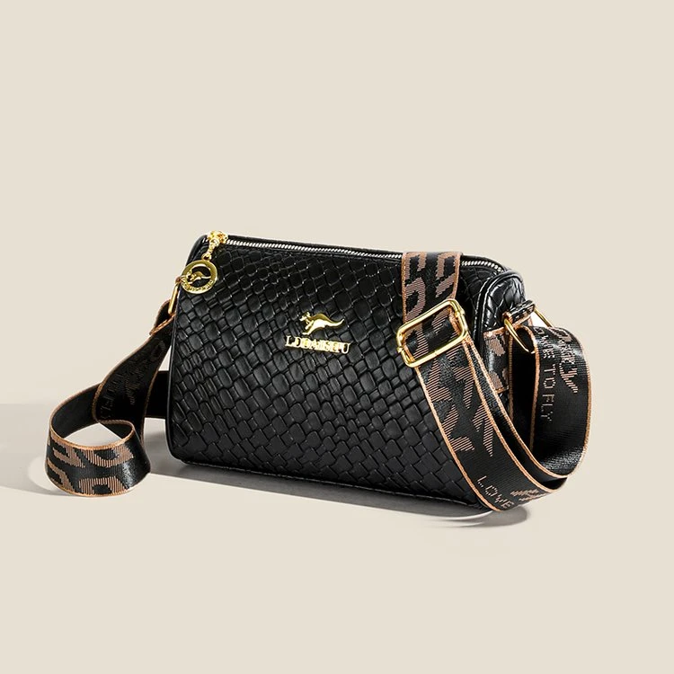 【长23高15厚10】时尚新款时尚大容量编织包包8030黑色