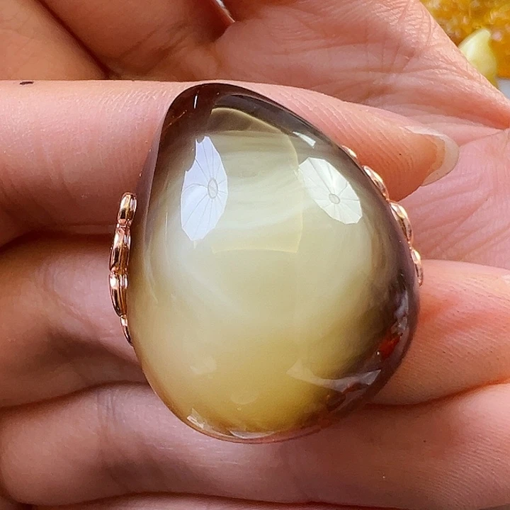 蜜蜡颈饰未镶嵌蜜蜡