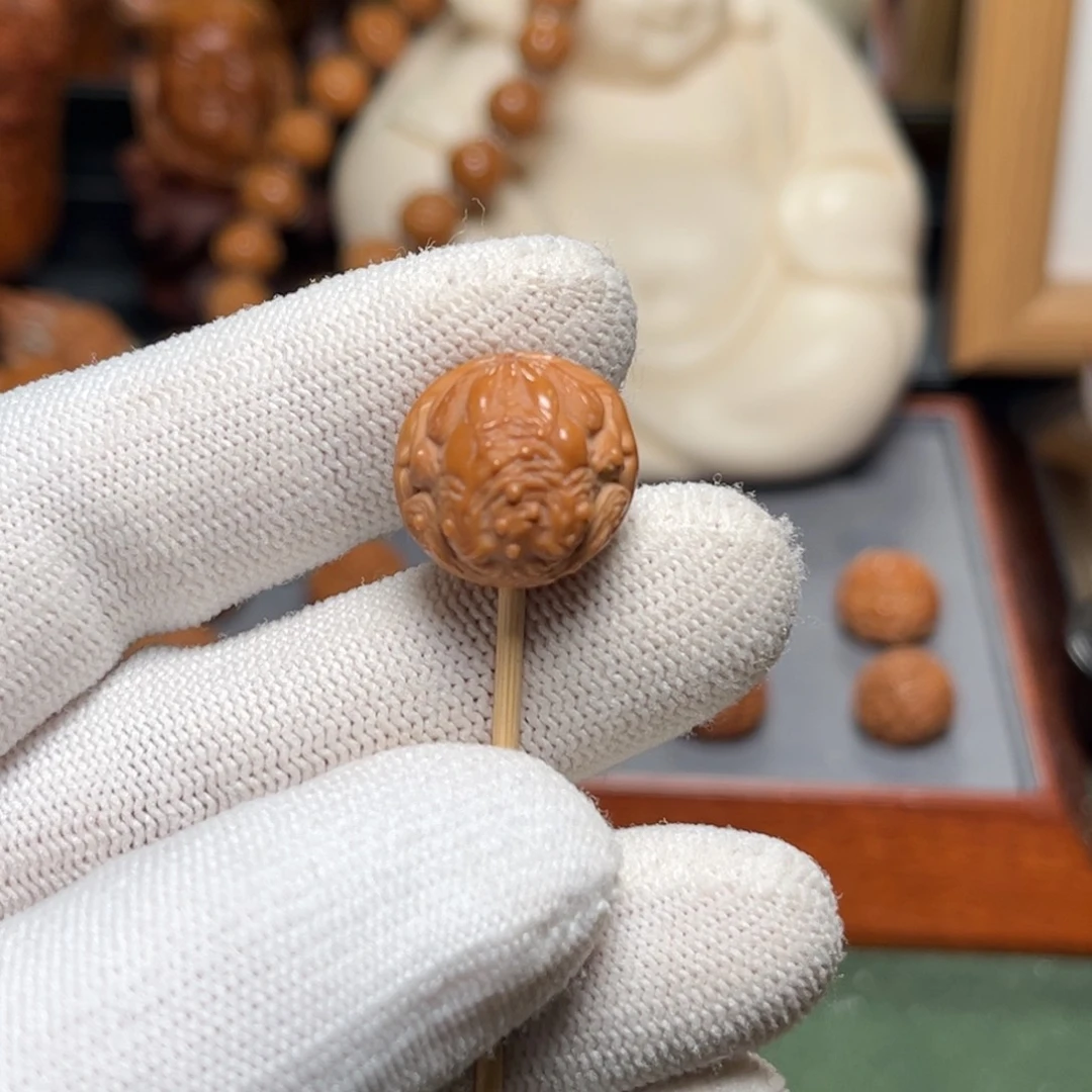 猴头核桃吊坠蛤蟆头单粒