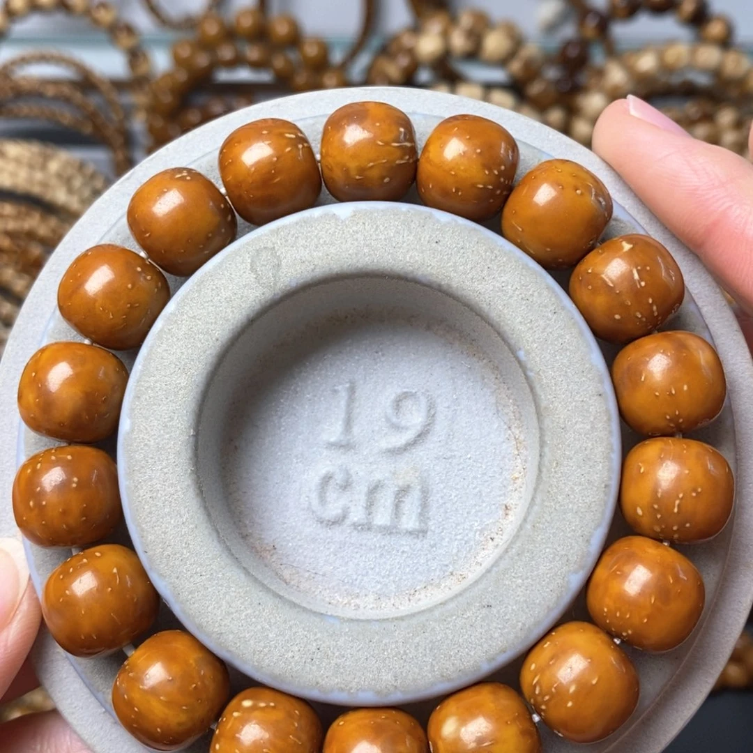 菩提手串/手链紫金鼠半实心纯色老型13.2