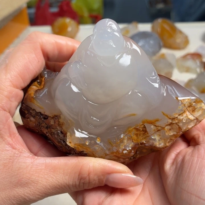 玛瑙/玉髓未镶嵌吊坠(不含链)