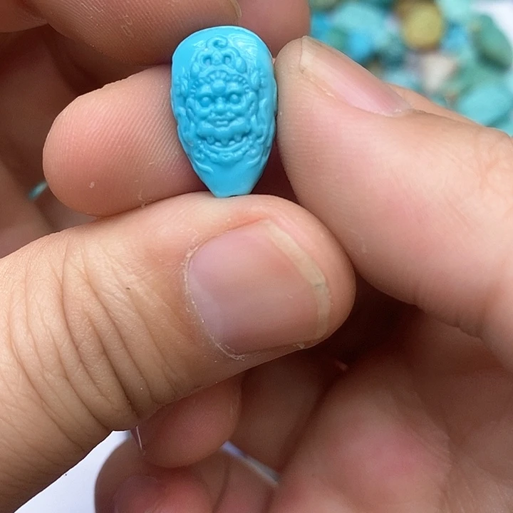 绿松石珠宝奇石未镶嵌