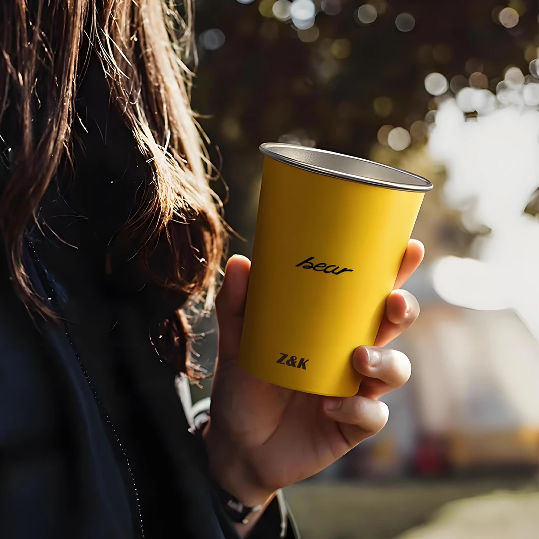 【安之拼手速】香港潮牌Z&K纯钛悦饮杯随手杯家用便携水杯300ML