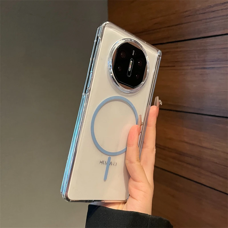 高透磁吸适用华为MateX6典藏版折叠屏手机壳MateX5高档透明x3